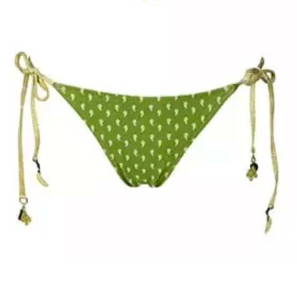 SHANI Shemer Avacado Bikini Swim Bottom Size L - Picture 3 of 6